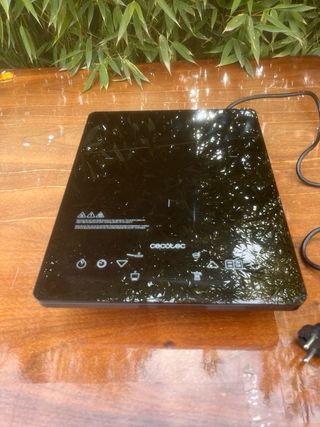 Cecotec Placa de Inducción Portátil Full Crystal