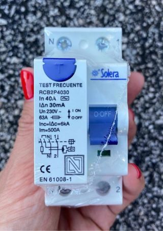 Interruptores diferenciales 2 polos NUEVOS