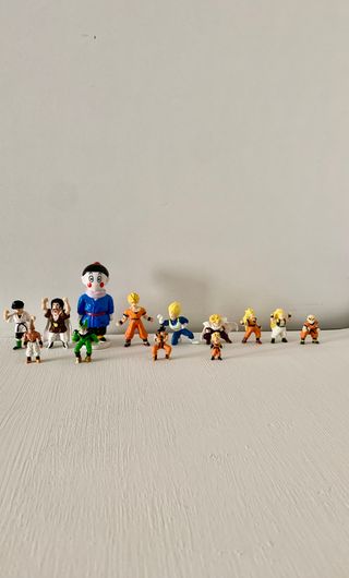 12 mini figures Dragon Ball+ 1 figure rif DeA