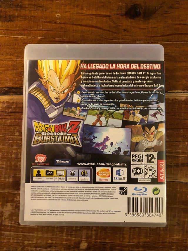 DRAGON BALL Z BURSTLIMIT para Ps3