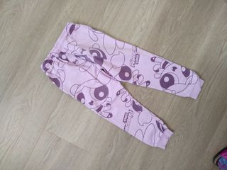 Pantaloni tuta viola bimba