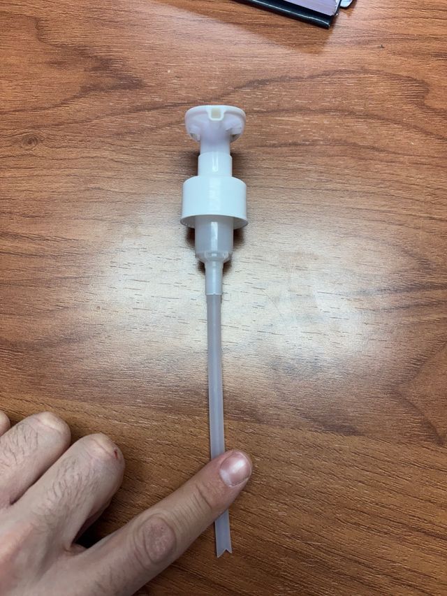 Bombas de plastico para geles de mano