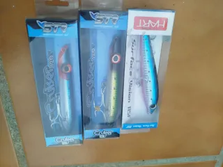 Lote 2 pencil popper y 1 paseante