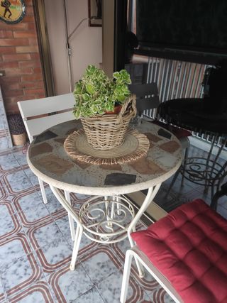 Mesas y sillas terraza