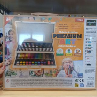 Valigetta per disegni Artistico in legno Premium.
