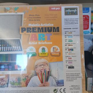 Valigetta per disegni Artistico in legno Premium.
