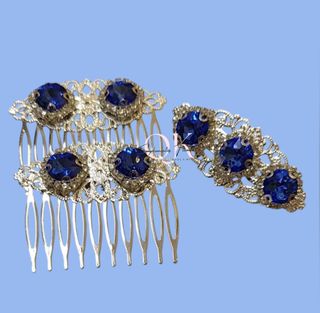 Peinecilllos y broche flamenca