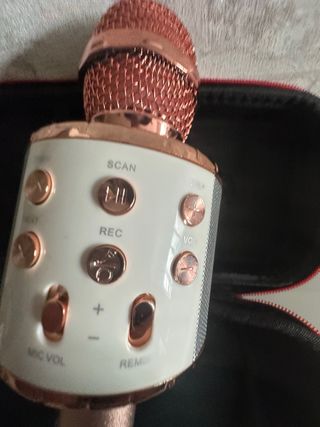 Micrófono inhalámbrico recargable USB