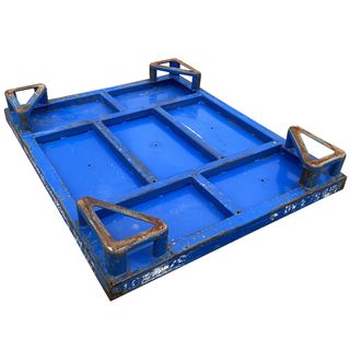 Lote Palets Metálicos Usados Lisos 100 x 120 cm