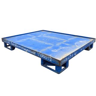 Lote Palets Metálicos Usados Lisos 100 x 120 cm