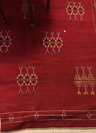 Alfombra artesanal bereber lana de camello grande