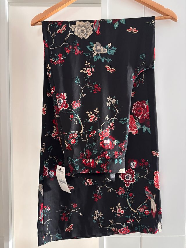 Pantalones verano elegantes anchos talla 40