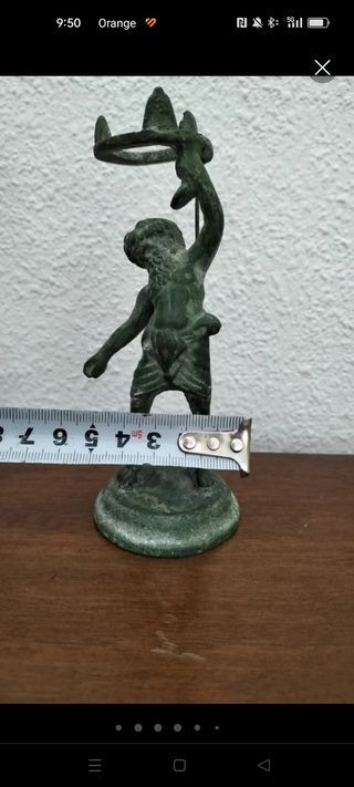 Escultura bronce de silenus 1880 a 1900