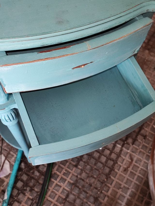 Mobile ausiliario blu turchese