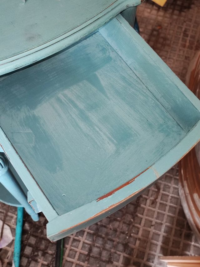 Mobile ausiliario blu turchese