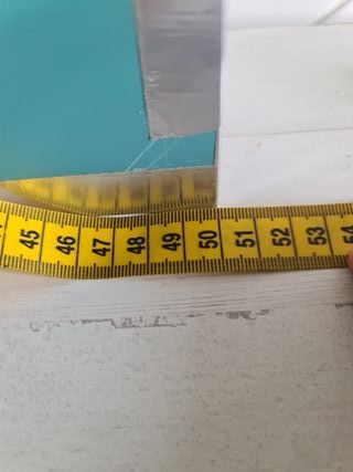 Espelho Quadrado Moldura Cinzenta Mirror Vintage