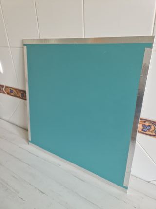 Espelho Quadrado Moldura Cinzenta Mirror Vintage