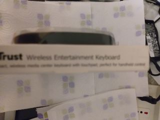 trust wireless entertainment keyboard