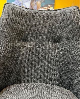 BUTACA/SILLA DE DISEÑO GRIS OSCURO