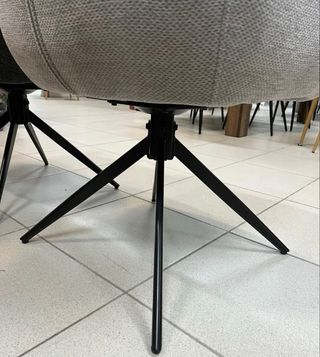 BUTACA/SILLA DE DISEÑO GRIS OSCURO