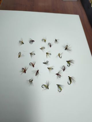 23 Moscas ahogadas pescar