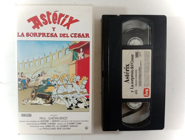 Astérix y la sorpresa del César 1985 VHS 