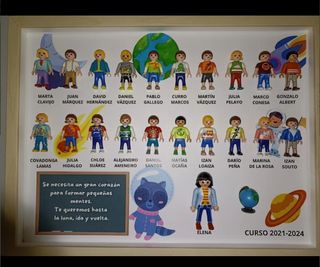 Orla Playmobil personalizado colegio .