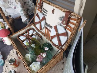 Cestino in vimini da picnic
