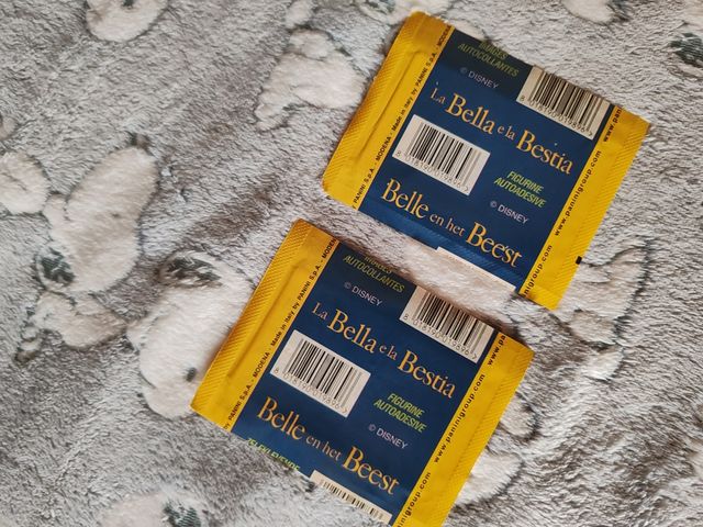 La Bella e la Bestia bustine figurine