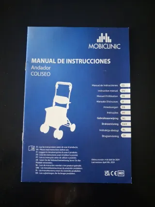 Andador Adulto "Mobiclinic"con sesta compra y asie