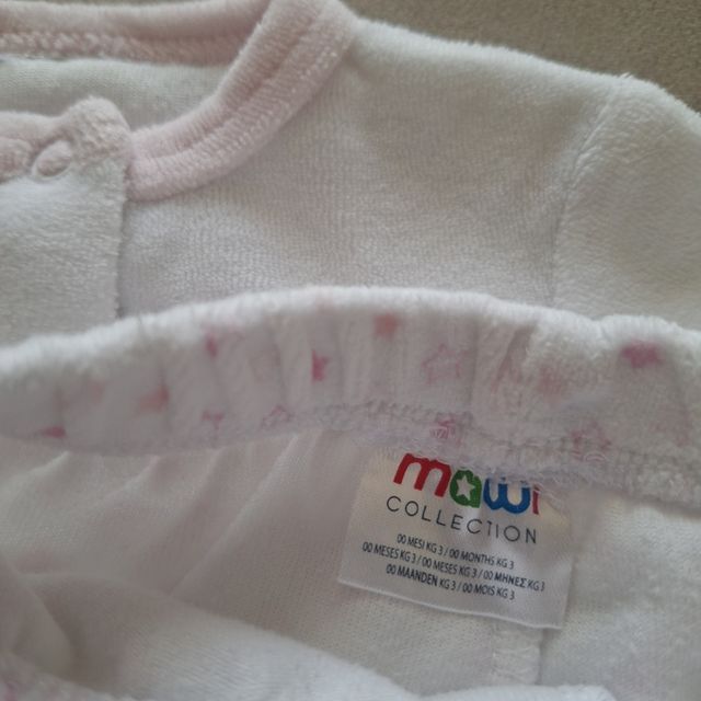 Tutine spezzate ciniglia neonata 0 mesi