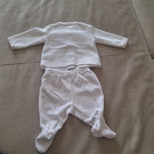 Tutine spezzate ciniglia neonata 0 mesi