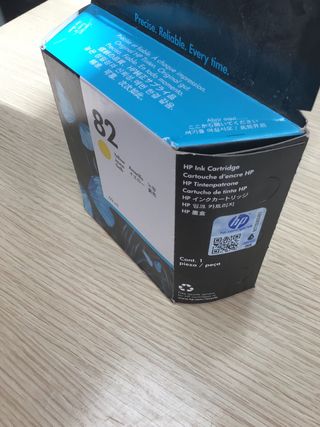 Cartucho de tinta HP 82 AMARILLO