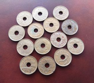 Monedas 100 ,200,25 ,10 pesetas.