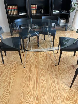 Set tavolo da pranzo/riunione e 6 sedie