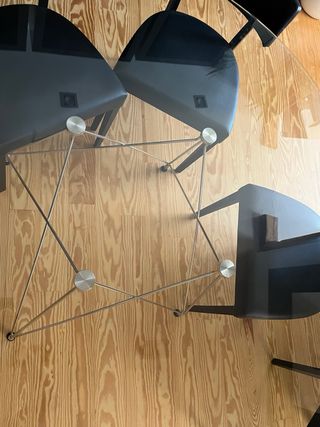 Set tavolo da pranzo/riunione e 6 sedie