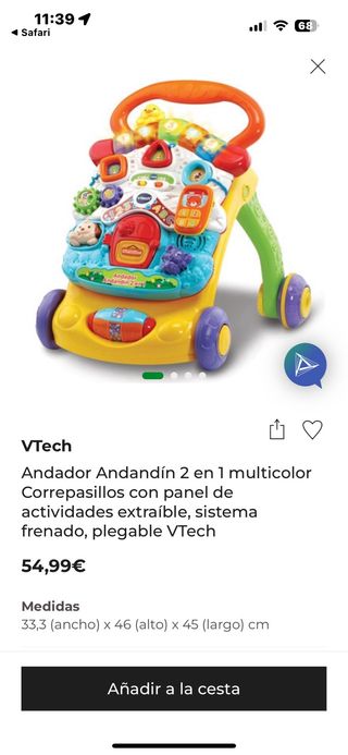 Andador vtech 2 en 1 