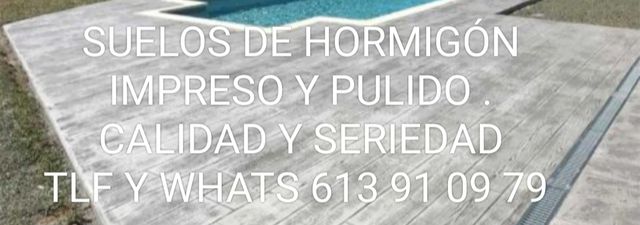 SUELOS DE HORMIGÓN IMPRESO Y PULIDO