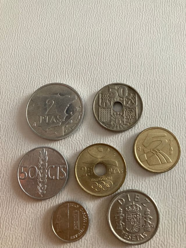 Conjunto monedas españolas