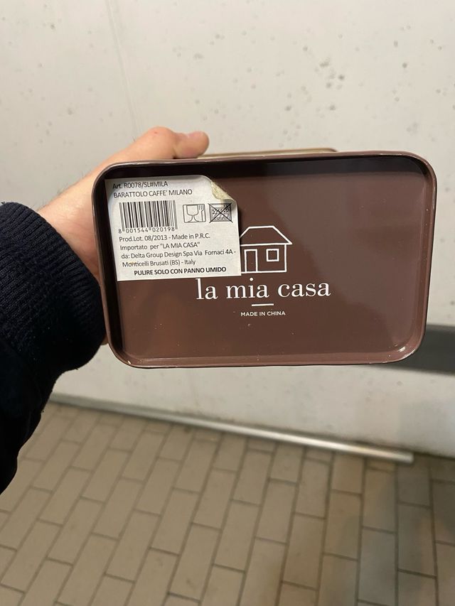 Scatola metallo Milano come nuova