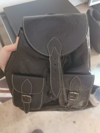 Mochila de cuero marroquí 