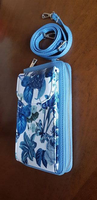 Portafoglio/Portacellulare con tracolla