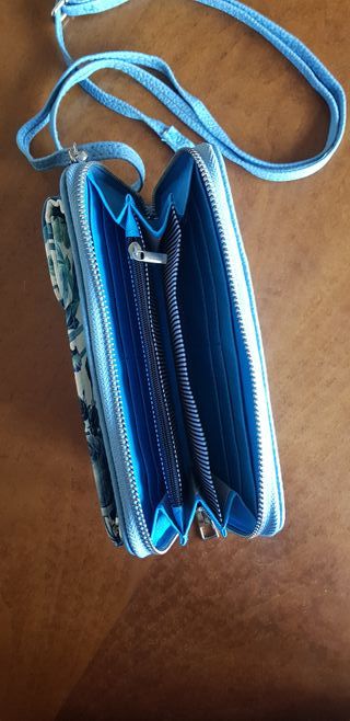 Portafoglio/Portacellulare con tracolla
