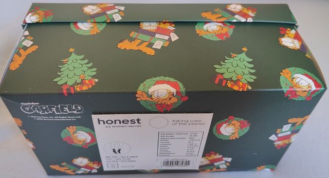 Cajita de 6 calcetines Garfield