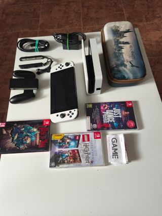 Nintendo switch oled blanc 