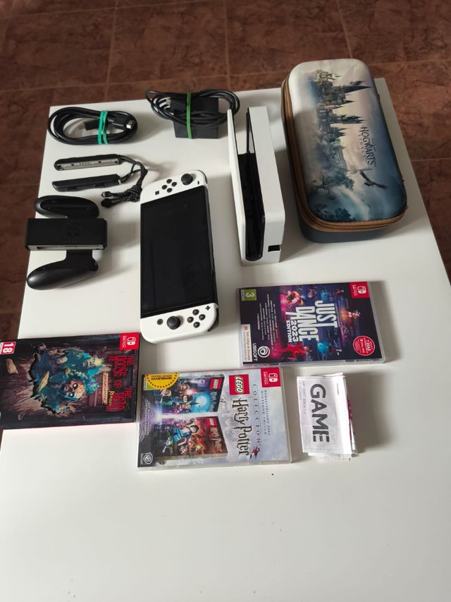 Nintendo switch oled blanc