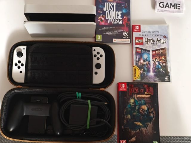 Nintendo switch oled blanc