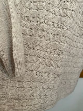 Jersey oversize mujer trenzado