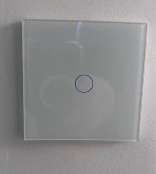 interruptor tactil cristal templado