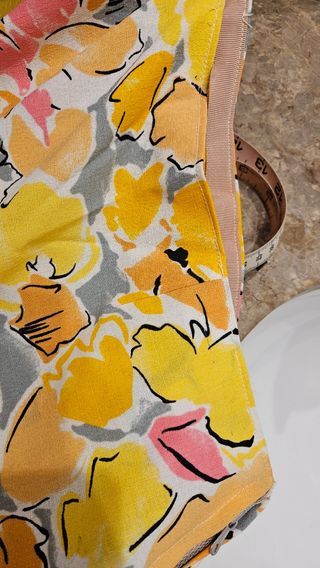 Falda amarilla vintage -38